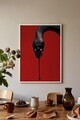 Tablou decorativ, 115276, Lemn masiv, Sticla PVC, Multicolor