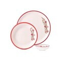 Set de mic dejun, Hermia, 868ARY1160, Ceramica, Bol pentru gem: 9,5 x 9,5 cm (4 bucăți), Rosu