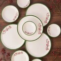 Set de mic dejun, Hermia, 868ARY1161, Ceramica, Bol pentru gem: 9,5 x 9,5 cm (4 bucăți), Verde