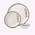 Set de mic dejun, Hermia, 868ARY1161, Ceramica, Bol pentru gem: 9,5 x 9,5 cm (4 bucăți), Verde