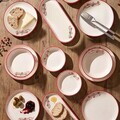 Set de mic dejun, Hermia, 868ARY1162, Ceramica, Bol pentru gem: 12,5 x 12,5 cm (4 bucăți), Rosu