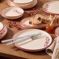 Set de mic dejun, Hermia, 868ARY1162, Ceramica, Bol pentru gem: 12,5 x 12,5 cm (4 bucăți), Rosu