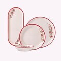 Set de mic dejun, Hermia, 868ARY1162, Ceramica, Bol pentru gem: 12,5 x 12,5 cm (4 bucăți), Rosu