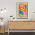 Tablou decorativ, Ahsakca, Lemn masiv, Fundal: 100% MDF de arțar (grosime: 2,7 mm) Vopsea: 100% MDF (grosime: 5 mm), Multicolor