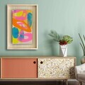 Tablou decorativ, Ahsakca, Lemn masiv, Fundal: 100% MDF de arțar (grosime: 2,7 mm) Vopsea: 100% MDF (grosime: 5 mm), Multicolor