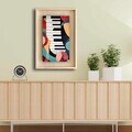 Tablou decorativ, Ahsakca, Lemn masiv, Fundal: 100% MDF de arțar (grosime: 2,7 mm) Vopsea: 100% MDF (grosime: 5 mm), Multicolor
