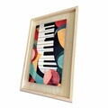 Tablou decorativ, Ahsakca, Lemn masiv, Fundal: 100% MDF de arțar (grosime: 2,7 mm) Vopsea: 100% MDF (grosime: 5 mm), Multicolor