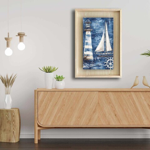 Tablou decorativ, Ahsakca, Lemn masiv, Fundal: 100% MDF de arțar (grosime: 2,7 mm) Vopsea: 100% MDF (grosime: 5 mm), Multicolor