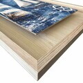 Tablou decorativ, Ahsakca, Lemn masiv, Fundal: 100% MDF de arțar (grosime: 2,7 mm) Vopsea: 100% MDF (grosime: 5 mm), Multicolor
