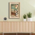 Tablou decorativ, Ahsakca, Lemn masiv, Fundal: 100% MDF de arțar (grosime: 2,7 mm) Vopsea: 100% MDF (grosime: 5 mm), Multicolor