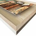 Tablou decorativ, Ahsakca, Lemn masiv, Fundal: 100% MDF de arțar (grosime: 2,7 mm) Vopsea: 100% MDF (grosime: 5 mm), Multicolor