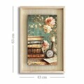 Tablou decorativ, Ahsakca, Lemn masiv, Fundal: 100% MDF de arțar (grosime: 2,7 mm) Vopsea: 100% MDF (grosime: 5 mm), Multicolor