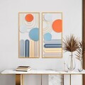 Decoratiune de perete, Bys-187, Metal, Dimensiuni: 80 x 44 x 2 cm, Multicolor