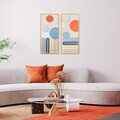 Decoratiune de perete, Bys-187, Metal, Dimensiuni: 80 x 44 x 2 cm, Multicolor
