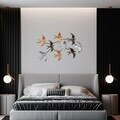 Decoratiune de perete, Bys-189, Metal, Dimensiuni: 75 x 49 x 5 cm, Multicolor