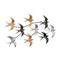 Decoratiune de perete, Bys-189, Metal, Dimensiuni: 75 x 49 x 5 cm, Multicolor
