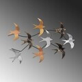 Decoratiune de perete, Bys-189, Metal, Dimensiuni: 75 x 49 x 5 cm, Multicolor