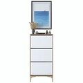 Pantofar, Hanah Home, EB116, 60x125x37.5 cm, PAL melaminat, Nuc/Alb
