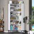 Dulap de baie, Hanah Home, KC106, 80x198.6x25 cm, PAL melaminat, Alb