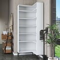 Dulap de baie, Hanah Home, KC106, 80x198.6x25 cm, PAL melaminat, Alb