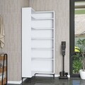 Dulap de baie, Hanah Home, KC106, 80x198.6x25 cm, PAL melaminat, Alb