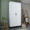 Dulap de baie, Hanah Home, KC104, 90x198.6x45 cm, PAL melaminat, Alb