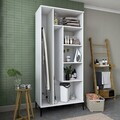 Dulap de baie, Hanah Home, KC104, 90x198.6x45 cm, PAL melaminat, Alb