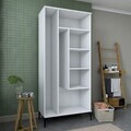 Dulap de baie, Hanah Home, KC104, 90x198.6x45 cm, PAL melaminat, Alb