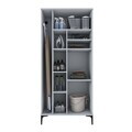 Dulap de baie, Hanah Home, KC103, 90x198.6x45 cm, PAL melaminat, Alb