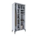 Dulap de baie, Hanah Home, KC103, 90x198.6x45 cm, PAL melaminat, Alb
