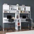Birou, Hanah Home, HA129, 210x170.5x50 cm, PAL melaminat, Alb