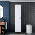 Dulap multifunctional, Hanah Home, JE252, 40x204.2x45 cm, PAL melaminat, Alb