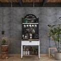 Dulap multifunctional, Hanah Home, JE158, 70x184.6x40 cm, PAL melaminat, Nuc/Alb