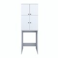 Dulap masina de spalat, Hanah Home, KD114, 65x193.6x62.5 cm, PAL melaminat, Alb