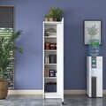 Dulap multifunctional, Hanah Home, JE104, 45x180x42 cm, PAL melaminat, Alb