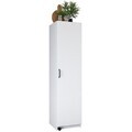 Dulap multifunctional, Hanah Home, JE104, 45x180x42 cm, PAL melaminat, Alb
