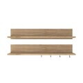 Raft de perete, Hanah Home, AE106, 90x15x14.8 cm, PAL melaminat, Maro