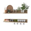 Raft de perete, Hanah Home, AE107, 120x15x14.8 cm, PAL melaminat, Maro
