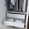 Dulapior, Hanah Home, BA139, 86.2x39.8x50 cm, PAL melaminat, Alb