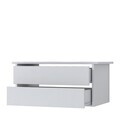 Dulapior, Hanah Home, BA139, 86.2x39.8x50 cm, PAL melaminat, Alb