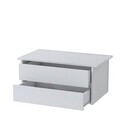 Dulapior, Hanah Home, BA139, 86.2x39.8x50 cm, PAL melaminat, Alb