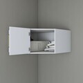 Dulap de perete, Hanah Home, BA168, 91x45x57.5 cm, PAL melaminat, Alb