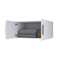 Dulap de perete, Hanah Home, BA166, 90x45x57.5 cm, PAL melaminat, Alb