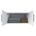 Dulap de perete, Hanah Home, BA166, 90x45x57.5 cm, PAL melaminat, Alb