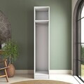 Dulap pentru haine, Hanah Home, BA218, 45x210x57.5 cm, PAL melaminat, Alb