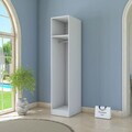 Dulap pentru haine, Hanah Home, BA217, 45x210x57.5 cm, PAL melaminat, Alb
