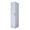 Dulap pentru haine, Hanah Home, BA217, 45x210x57.5 cm, PAL melaminat, Alb