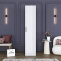 Dulap pentru haine, Hanah Home, BA219, 45x210x57.5 cm, PAL melaminat, Alb