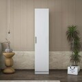 Dulap pentru haine, Hanah Home, BA172, 45x210x45 cm, PAL melaminat, Alb