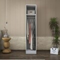 Dulap pentru haine, Hanah Home, BA172, 45x210x45 cm, PAL melaminat, Alb